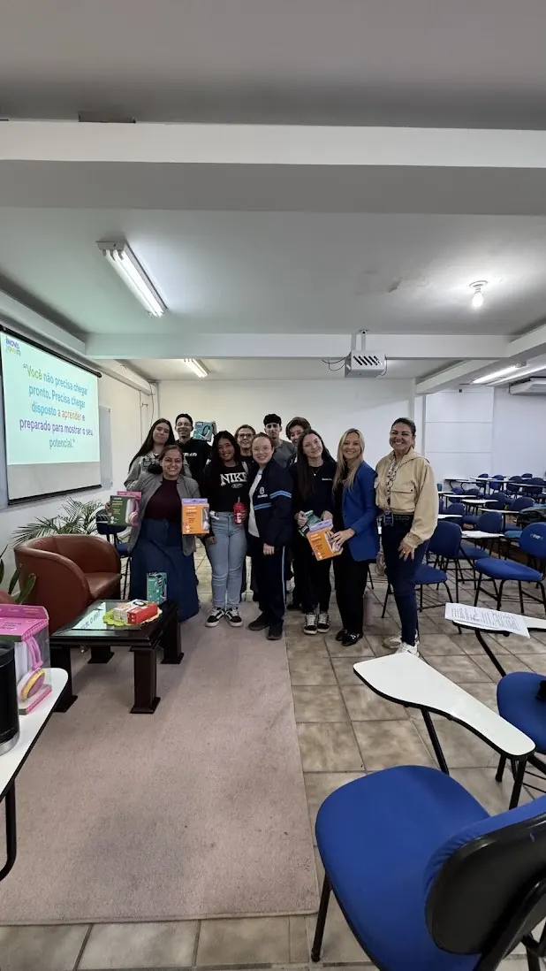 Primeira Turma reunida na sala